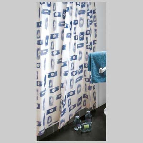 Tenda Doccia Domino PVC 240 x 200 Grigio Gedy
