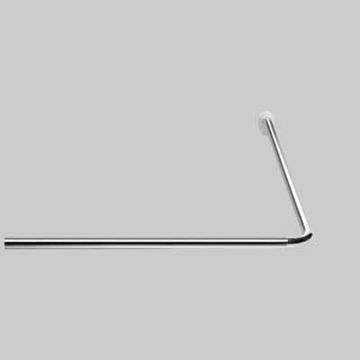 Asta Doccia Ideal Cromata 2 Lati 80 x 80 Cardinale - 2