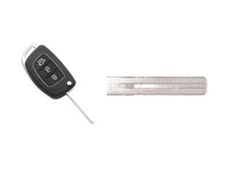 Cover Chiavi per Auto Hyundai KIA8RS8 3 Bottoni Silca - 2