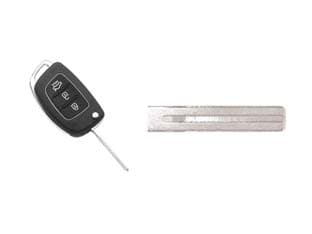 Cover Chiavi per Auto Hyundai KIA8RS8 3 Bottoni Silca - 2