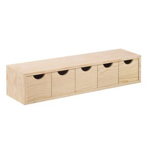 Cassettiera Mini 5 Cassetti 56 x 13XH12 Cm Astigarraga Kit Line 4 Pezzi - 2