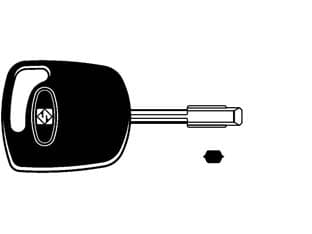 Chiavi Auto Look Alike Porta Transponder FO21TE Silca - 2