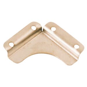 Fermaspecchi Liscio Acciaio Nichelato 30 x 30 mm 100 Pezzi - 2