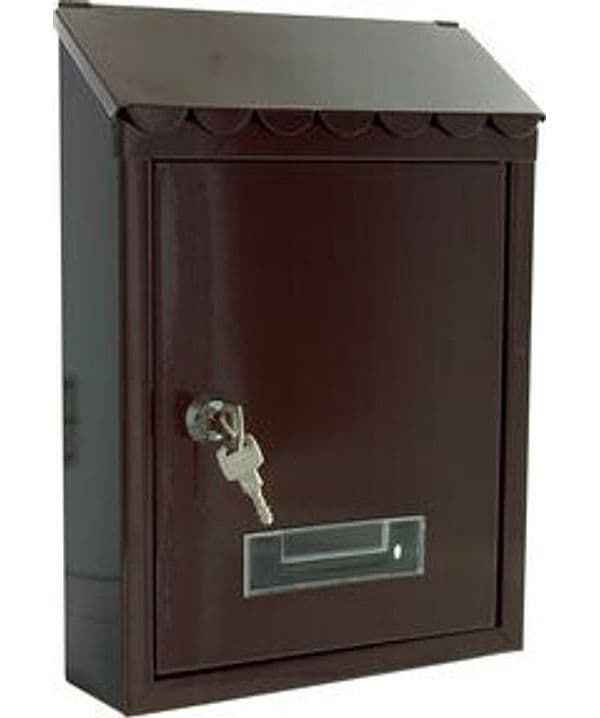 Cassetta Postale Garden Acciaio Marrone TX0080 China Jiangsu Sainty 6 Pezzi - 2