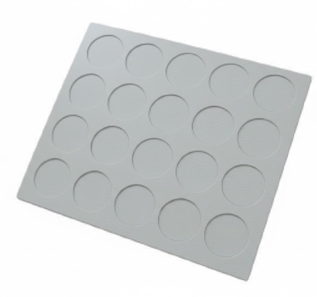 Tappo Copriforo Adesivo Ø 13 mm Grigio Chiaro 500 Pezzi - 2