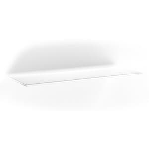 Mensola Vitra 6 mm Bianco 12 x 45 cm Bolis Italia 5 Pezzi - 2