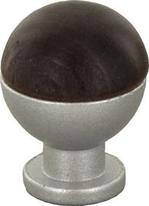 Bl Pomolo Legno Ott 735B Ø 18 mm Noce Sc Botter Luigi 6 Blister 2 Pezzi