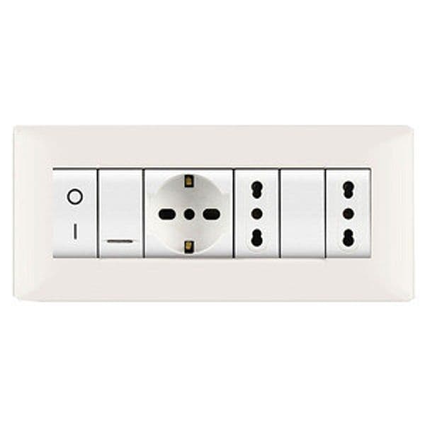 Placca Life Q Living Plast Bianco 7P – Idroweb