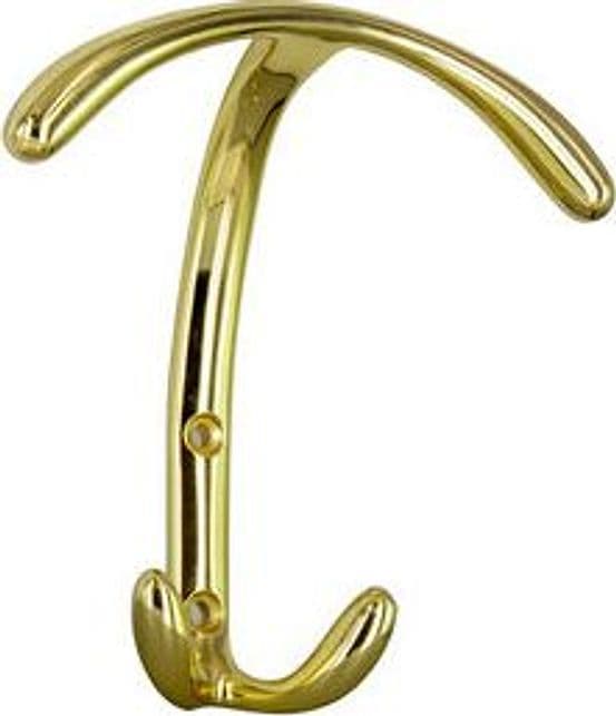 Appendiabiti MG40084 Zama 120 x 123 mm Oro Lucido 6 Pezzi - 2