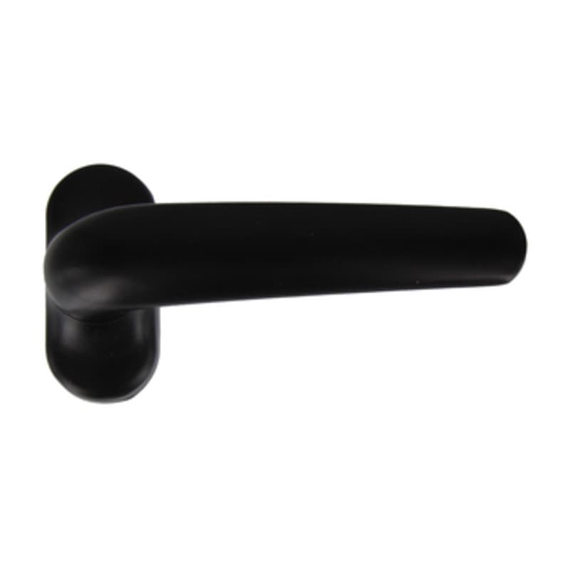 Maniglia per Infissi Alluminio Nero 1,0 Coppie - 2