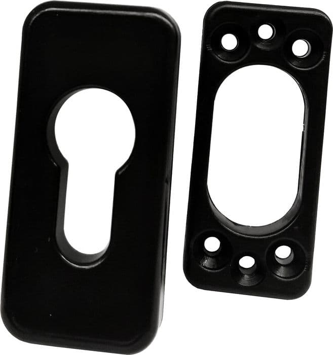 Bocchetta per Persiane 32 x 8 x 68 mm Ovale Nylon 10 Pezzi - 2