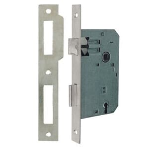 Serratura Q.8 x 70 Nickel da 50 Bonaiti Serrature 6,0 Blister Bl Patent - 2