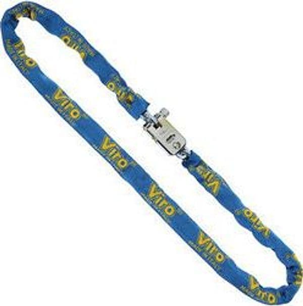 Lucchetto con Catena Morso 150 cm Viro 1.4238 - 2