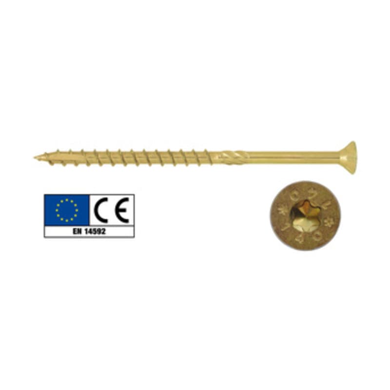 Viti Portanti per Legno TSP Torx Mm. 8 x 120 Friulsider 50 Pezzi - 2