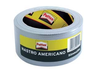 Pattex Nastro Americano Grigio 50 Mmh. in Rotoli da 25 m Henkel 12 Pezzi - 2