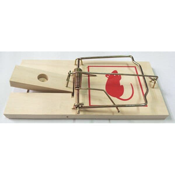 Trappola per Topi Base Legno 10 x 4,5 x 0,6 cm China T Max 6044 20 Pezzi – Autres