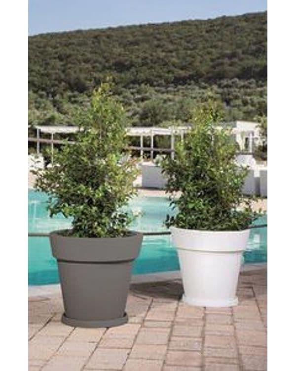 Vaso Gemma D 50XH45 Cm Bianco – Idroweb