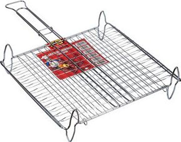 Graticola Doppia Bombata con Piedi 37 x 27 cm – Idroweb