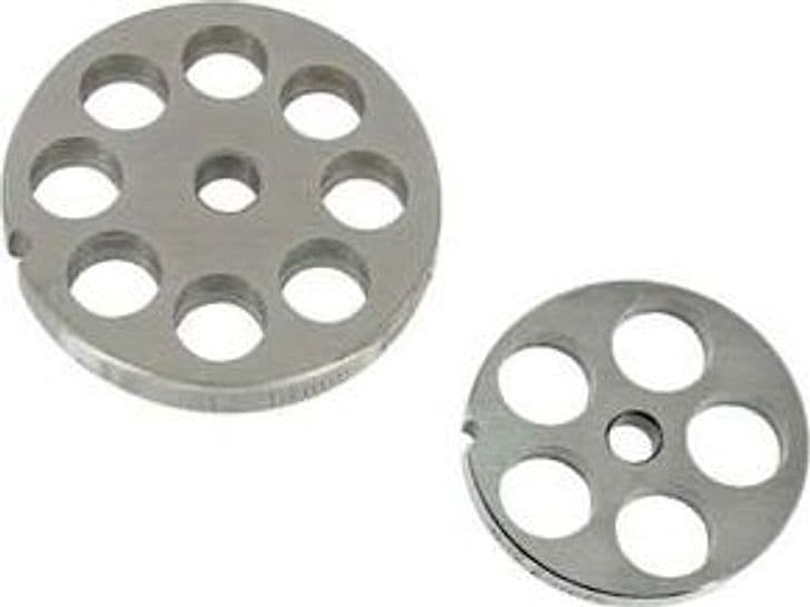Piastre in Acciaio Inox per Tritacarne Elettrici N°22 Foro 6 mm Reber