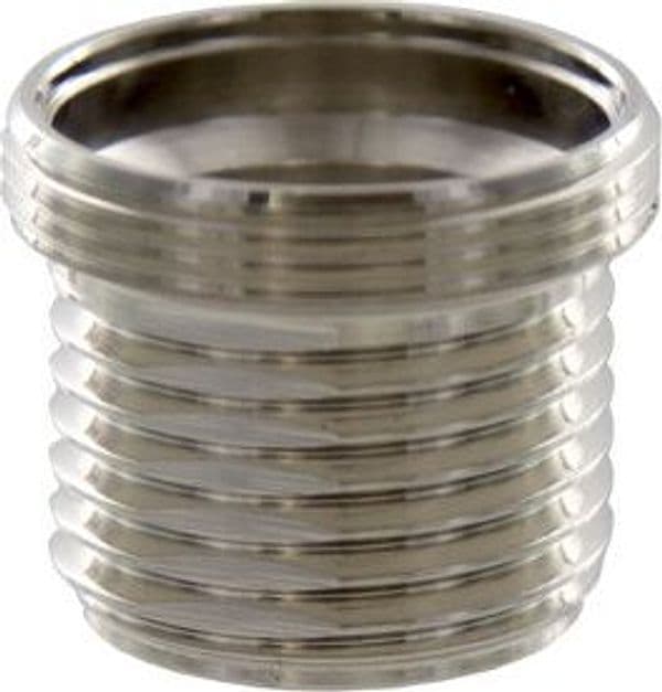 Raccordo Ottone Cromato Filettato 24 x 1M 1/2m China Guangzhou 6010 10 - 2