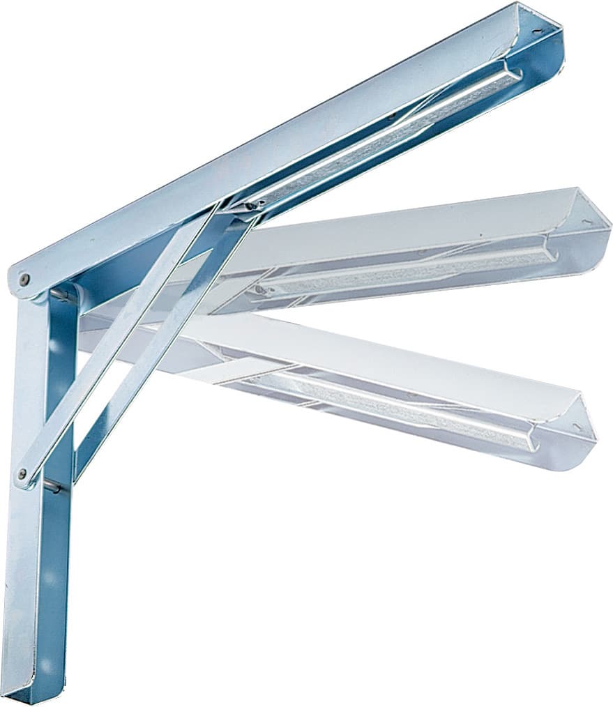 Reggimensola 3 Posiz Port 200 kg Acc Zinc 400 mm Aldeghi Luigi Spa 4 Pezzi - 2
