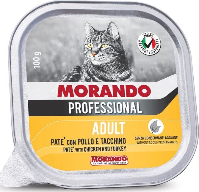 Cibo Gatto Morando Vsc 100 g Pate Pollo Tacchin 32 Pezzi - 2
