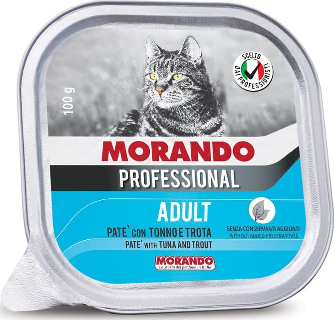 Cibo Gatto Morando Vsc 100 g Pate Tonno e Trota 32 Pezzi - 2