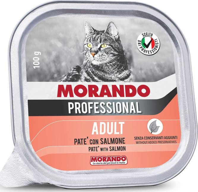 Cibo Gatto Morando Vsc 100 g Pate Salmone 32 Pezzi - 2