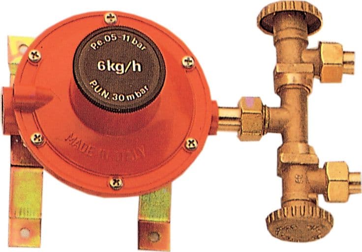 Pl Centralina per Gas a 2 Rubin 4 kg H Mignon Amaflex 2 Pezzi