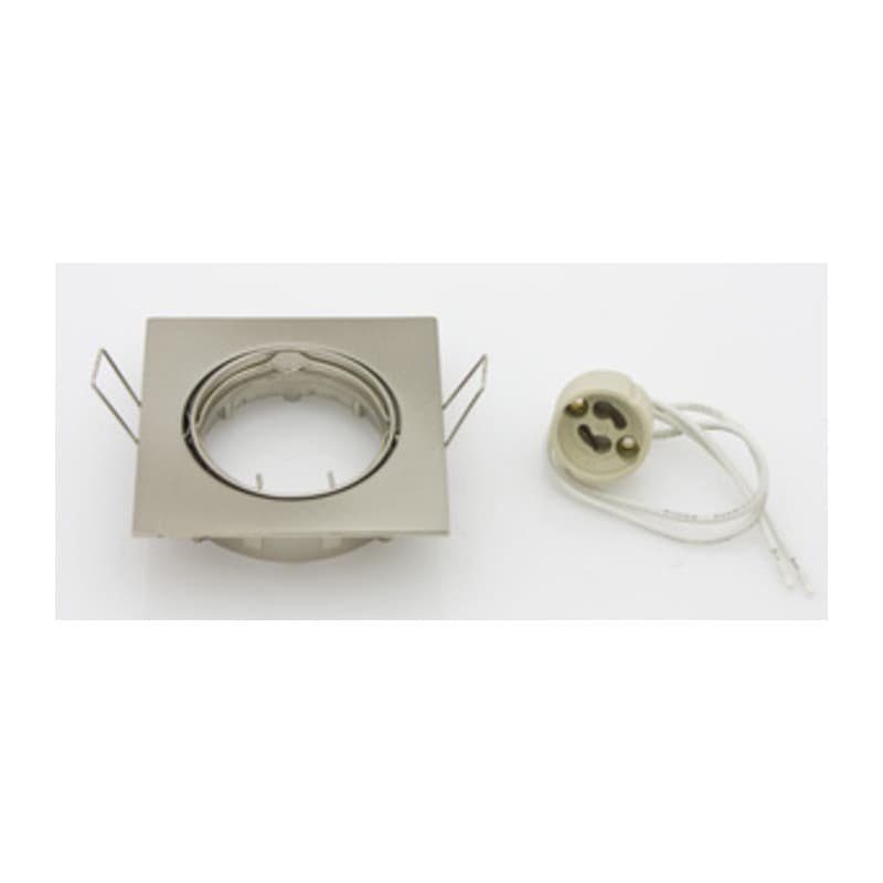 Faretto Quadrato Incas Orientab LED GU10 Nik Sat - 2