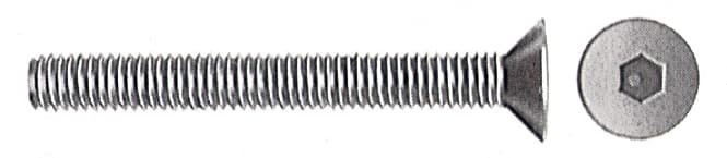 Sc Viti per Bussola T.s.p. Esag Inc 6MA 40 mm 5 Confezioni da 10 Pezzi - 2