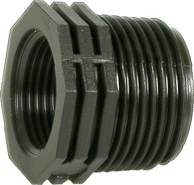 Raccordo Nylon Riduzione Maschio Femmina 1 x 1/2 Pl 5 Pezzi - 2