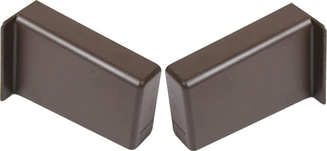Bl Guscio Copertura Plastica DX SX Marrone 5,0 Blister 2 Pezzi - 2