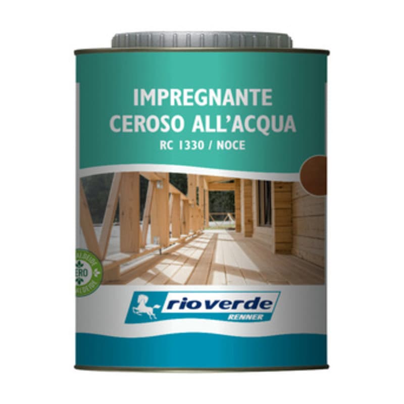 Rioverde Rc 1330 Impregnante Ceroso 0,750 l Noce 6 Pezzi - 2