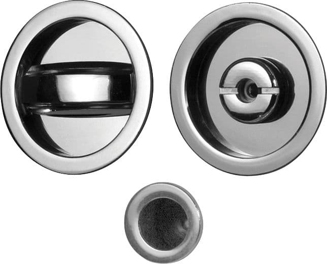 Kit Porta Scorr Nicchia D 48 mm con Nott Cromo - 2