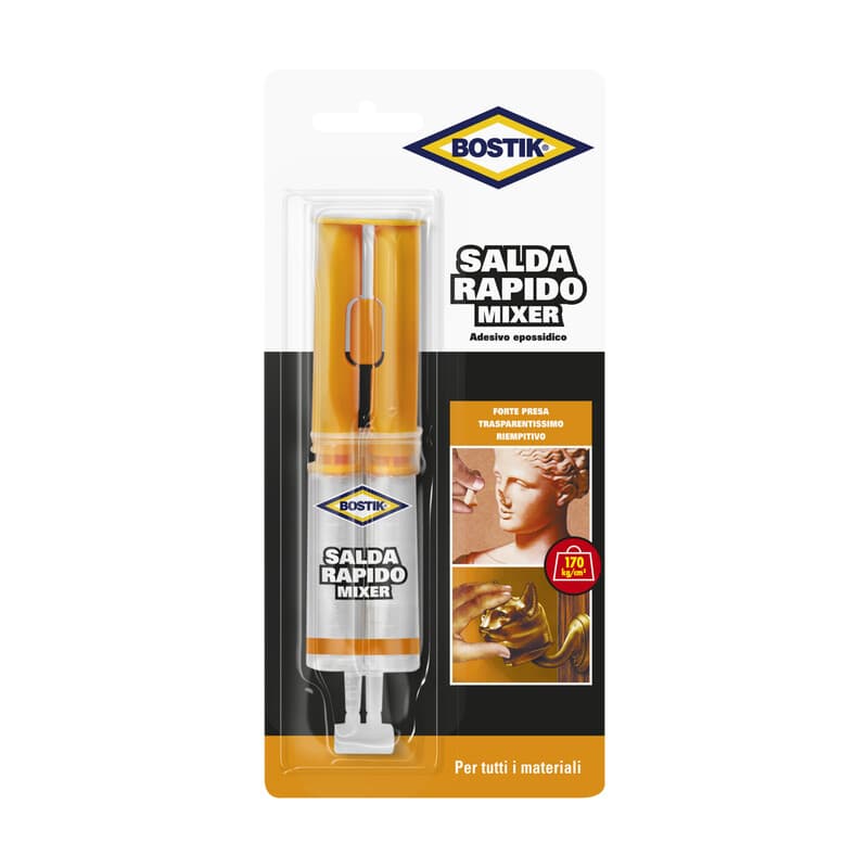 Bostik Salda Rapido Mixer 24 ml Blister 12 Pezzi - 2