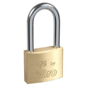 Lucchetto Rett. Arco Lungo 40 mm Viro 554.42 Fai 12 Pezzi - 2