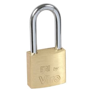 Lucchetto Rett. Arco Lungo 30 mm Viro 553.32 Fai 12 Pezzi - 2