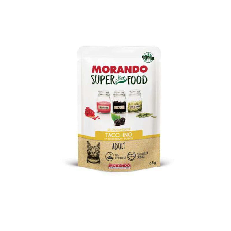 Cibo Gatto Morando Superfood 85 g Mousse Tacc 24 Pezzi - 2