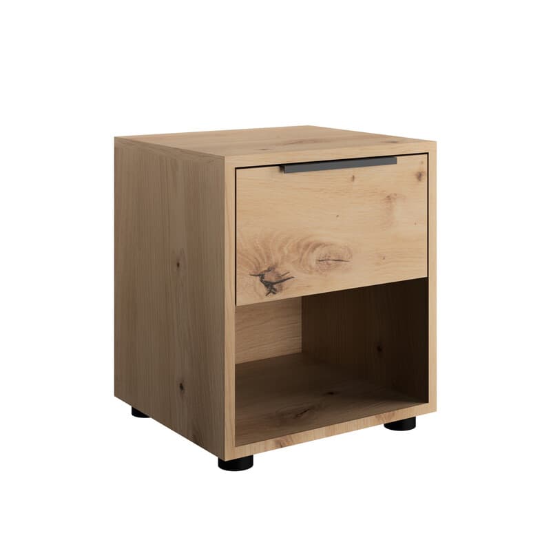 Comodino 1C e 1V 38 x 35 x 44 cm H Rovere Artisan - 2
