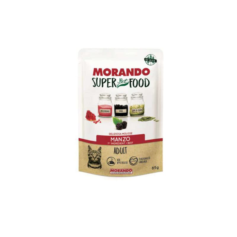 Cibo Gatto Morando Superfood 85 g Mousse Man 24 Pezzi - 2
