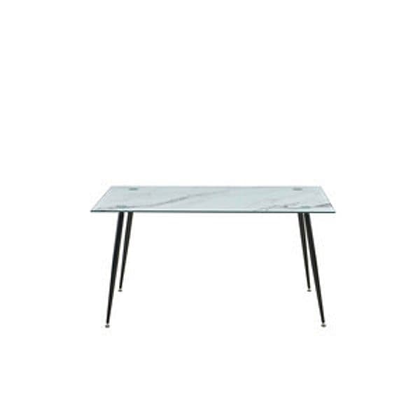 Tavolo Mirror 120 x 80 x 75 Vetro Marmo 112 - 2