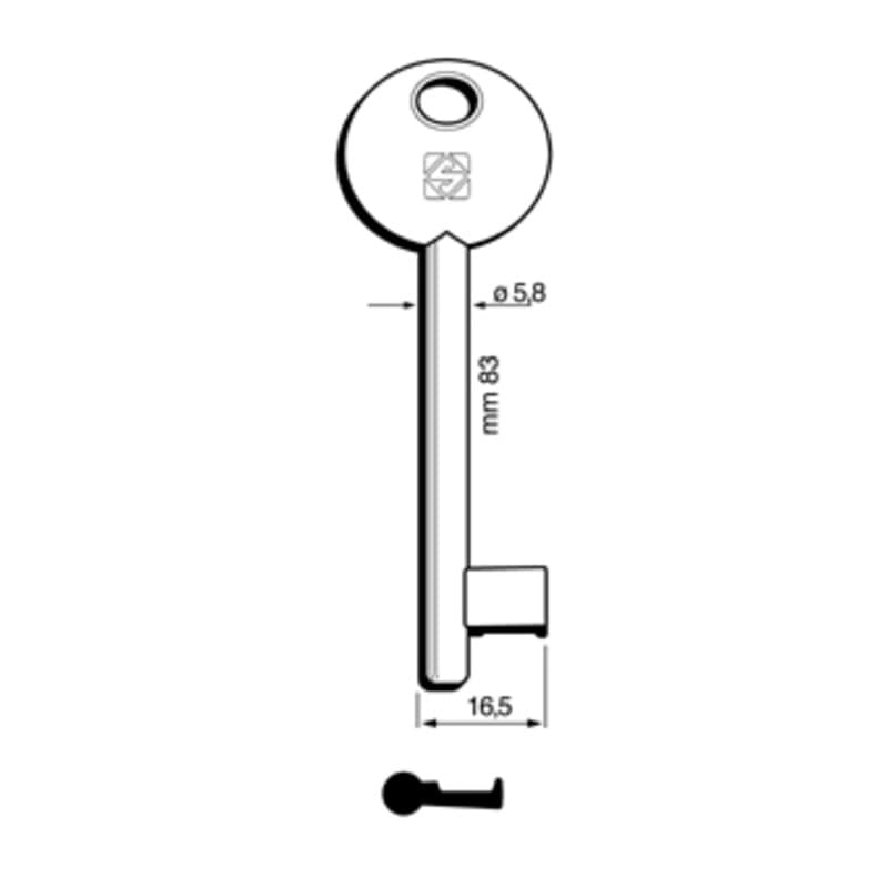 Chiavi Silca Patent Agb Pari 6P1D Ni 5 Pezzi - 2