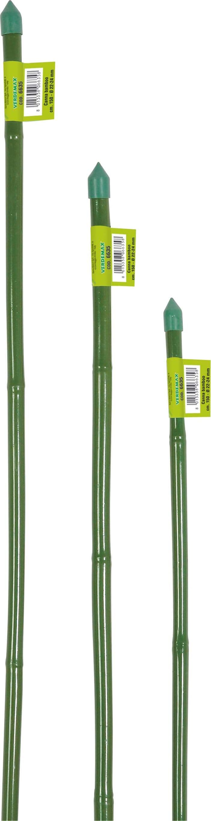 Cannetta Bamboo Plastificato H 100 cm D 8 10 mm - 2