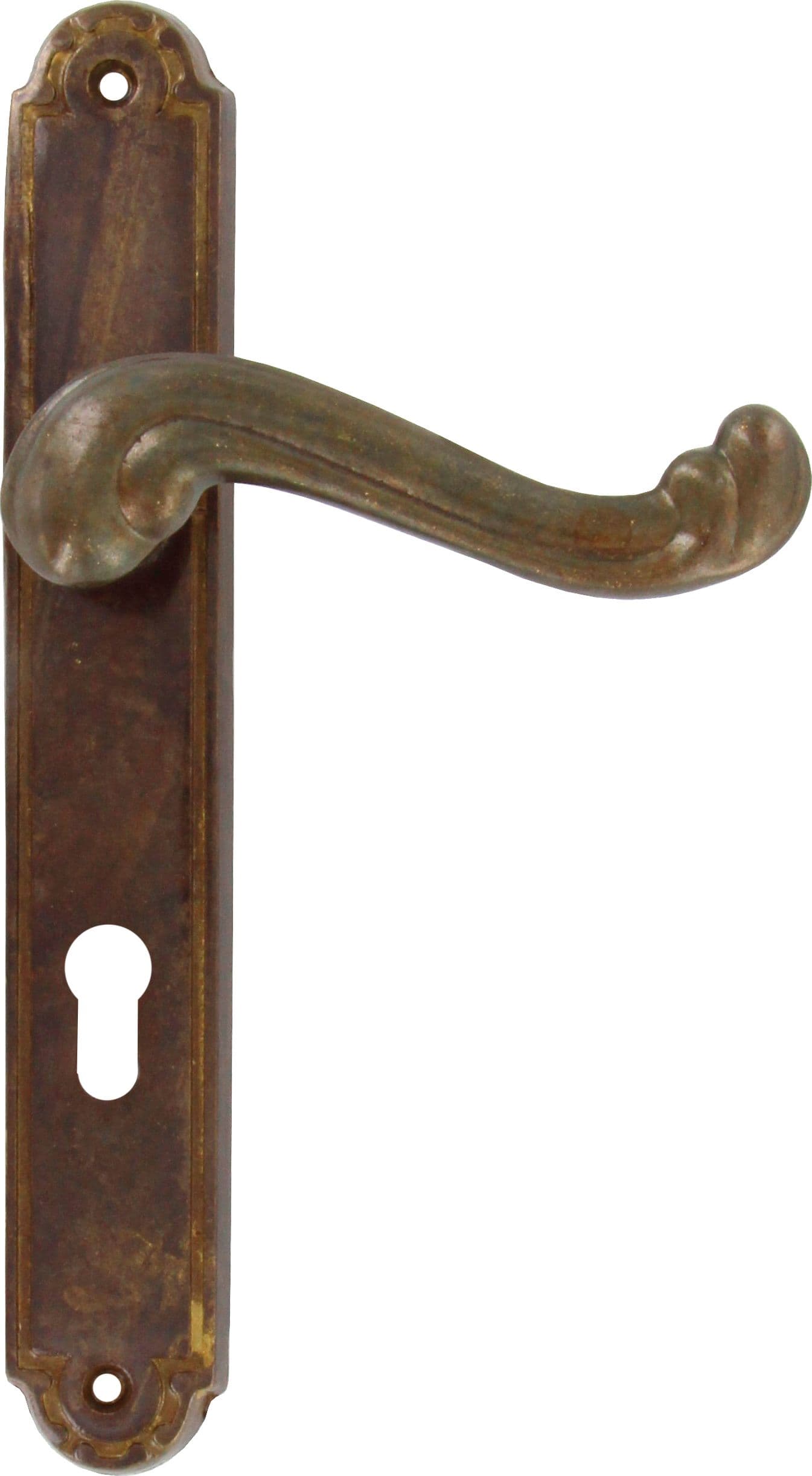 Maniglia Ottone Bronzato Barocco F.y 4 Pezzi - 2