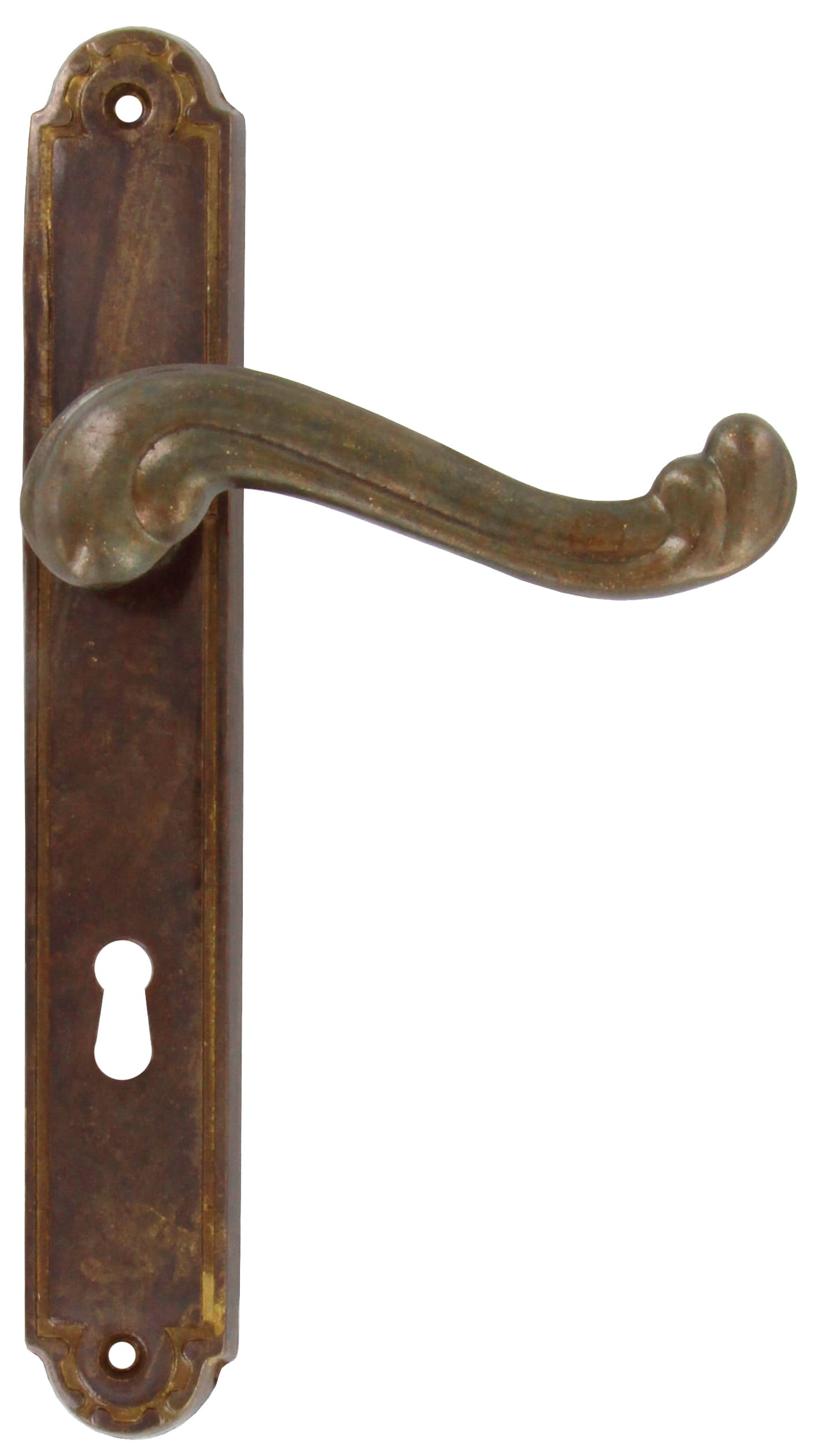 Maniglia Ottone Bronzato Barocco Q.8 x 70 4 Pezzi - 2