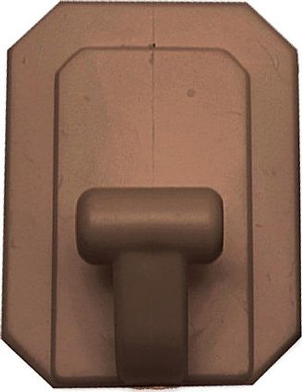 Gancio Adesivo Gigante Plastica 60 x 80 mm Marr Diesse 25 Pezzi - 2