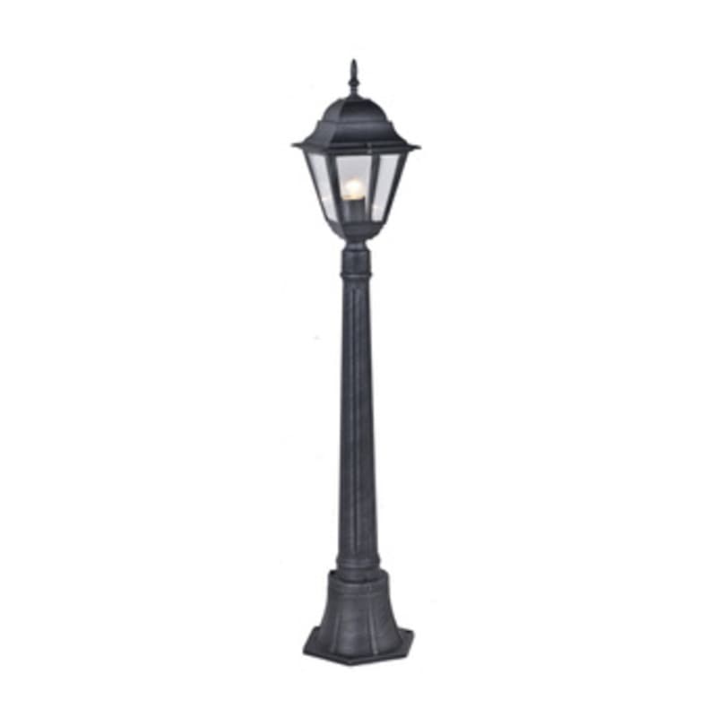 Lampione New York H 110 cm 1 Luce Grigio - 2