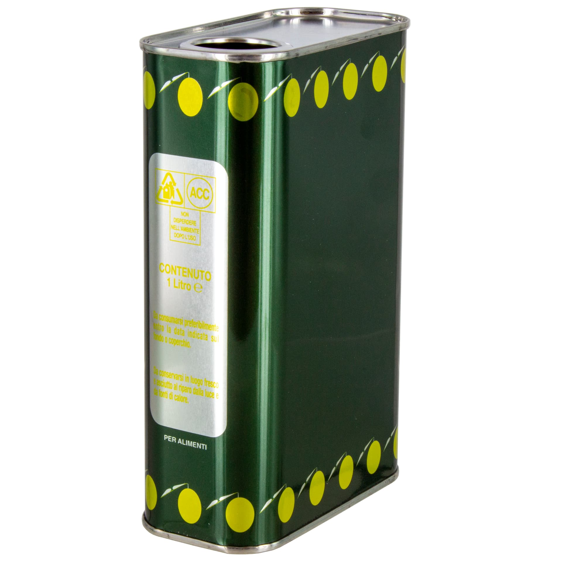 Lattina per Olio 1 l Senza Tappo 2022 36 Pezzi - 2