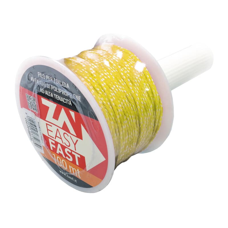 Filo per Edilizia con Manico Ø 1,8 MMX100 M Giallo - 2